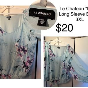 Brand new long sleeves blouse